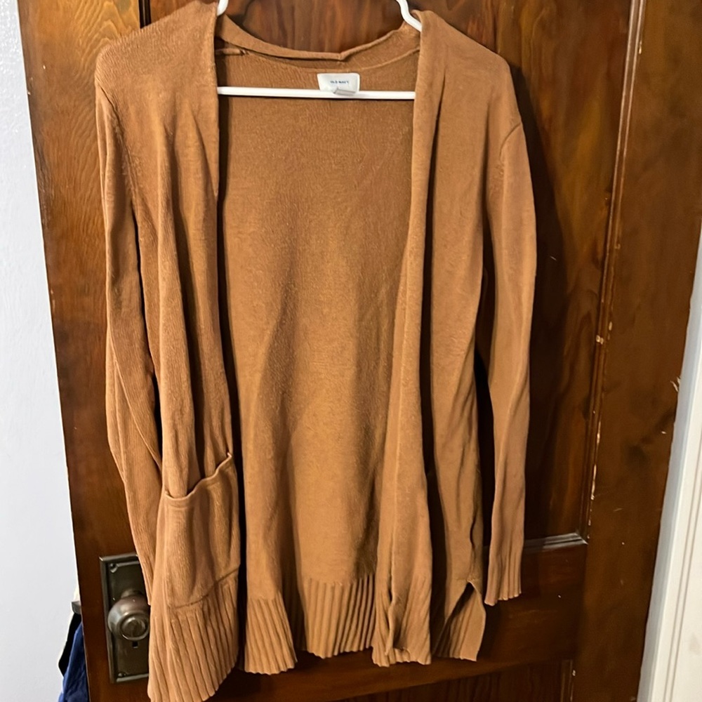 Old navy gold cardigan size large
